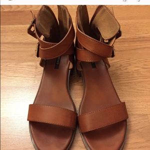 Brown strappy Forever 21 sandals